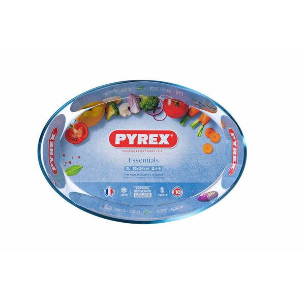 Pyrex Ovaali Uunivuoka, Läpinäkyvä