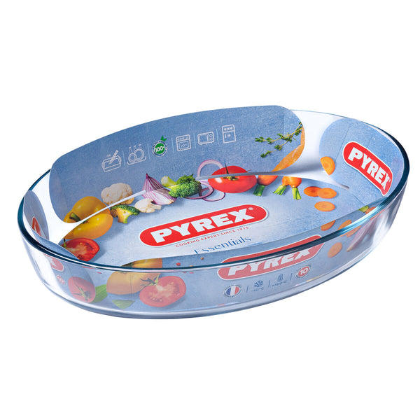Pyrex Ovaali Uunivuoka, Läpinäkyvä