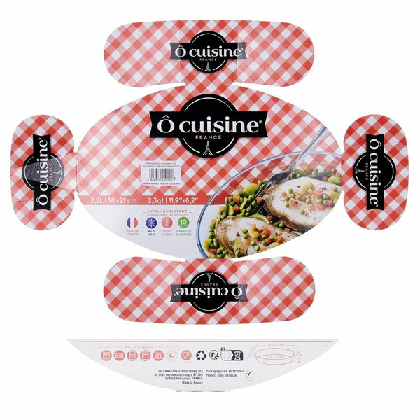 Pyrex Classic Kakkuvuoka Ø 26 cm Läpinäkyvä