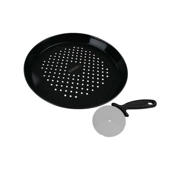 FM Professional Ruostumaton Teräs Pizzalautanen ja Leikkuri