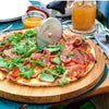 FM Professional Ruostumaton Teräs Pizzalautanen ja Leikkuri