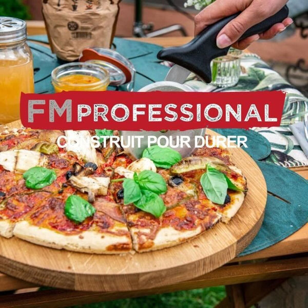 FM Professional Ruostumaton Teräs Pizzalautanen ja Leikkuri