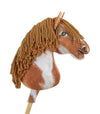 Premium Keppihevonen / Hobby Horse - Tobiano bay brown A3