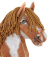 Premium Keppihevonen / Hobby Horse - Tobiano bay brown A3