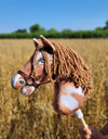 Premium Keppihevonen / Hobby Horse - Tobiano bay brown A3