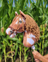 Premium Keppihevonen / Hobby Horse - Tobiano bay brown A3