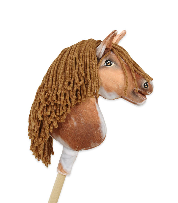 Super Hobby Horse - Super Hobby Horse Premium keppihevonen tobiano ruunikko ruskealla harjalla A4
