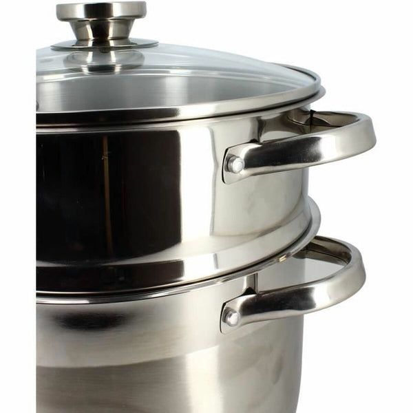 Menastyl Kuskuspannu 10L Ruostumaton Teräs