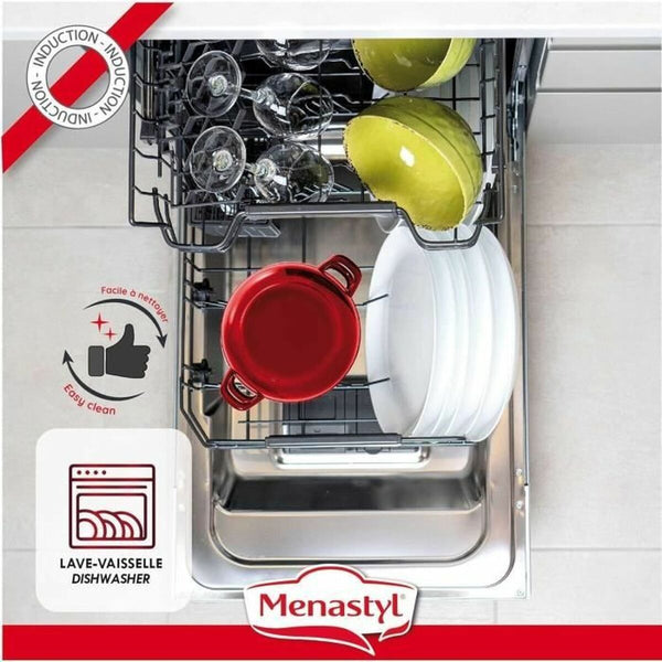 Menastyl Emaloitu Teräspannu Musta