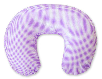 Monikäyttöinen ergonominen imetystyyny - lilac checkered