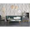 DUTCH WALLCOVERINGS Tapetti Geometric valkoinen ja kulta