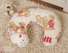 Monikäyttöinen imetystyyny - irrotettava päällinen - Teddies on beige