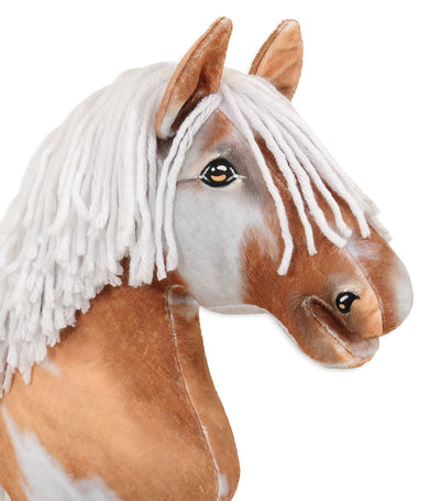 Premium Keppihevonen / Hobby Horse - Tobiano bay white A3