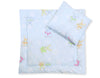 Vauvan peitto 77x77cm ja tyyny - Happy rabbits blue