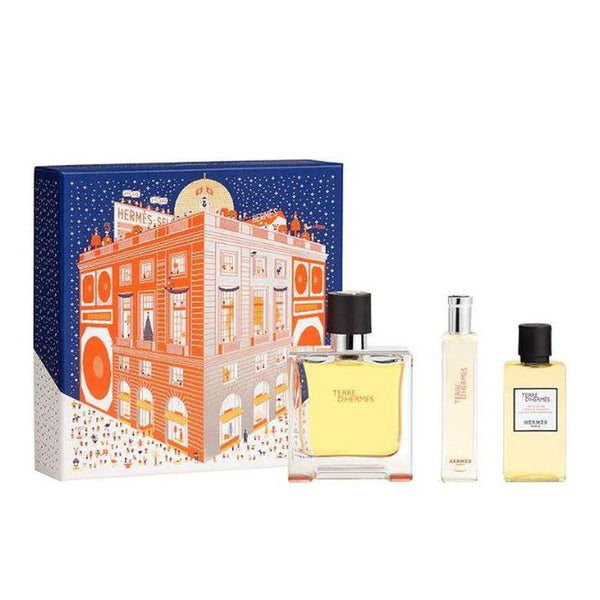 Hermès - Hermès Hermes Terre Parfum Eau De Parfum 75ml Suihkugeeli 40ml Matkasuihke