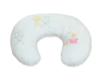 Monikäyttöinen imetystyyny - irrotettava päällinen - blue rabbits