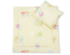 Vauvan peitto 77x77cm ja tyyny - Happy rabbits yellow