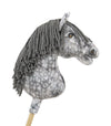 Premium Keppihevonen / Hobby Horse - Dapple grey with grey A3