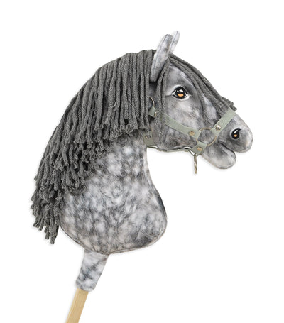 Premium Keppihevonen / Hobby Horse - Dapple grey with grey A3