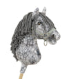 Premium Keppihevonen / Hobby Horse - Dapple grey with grey A3