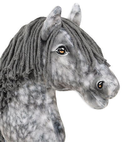 Premium Keppihevonen / Hobby Horse - Dapple grey with grey A3