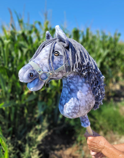 Premium Keppihevonen / Hobby Horse - Dapple grey with grey A3