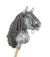 Super Hobby Horse - Super Hobby Horse Premium keppihevonen pilkullinen harmaa hevonen harmaalla harjalla A4