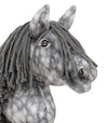 Super Hobby Horse - Super Hobby Horse Premium keppihevonen pilkullinen harmaa hevonen harmaalla harjalla A4