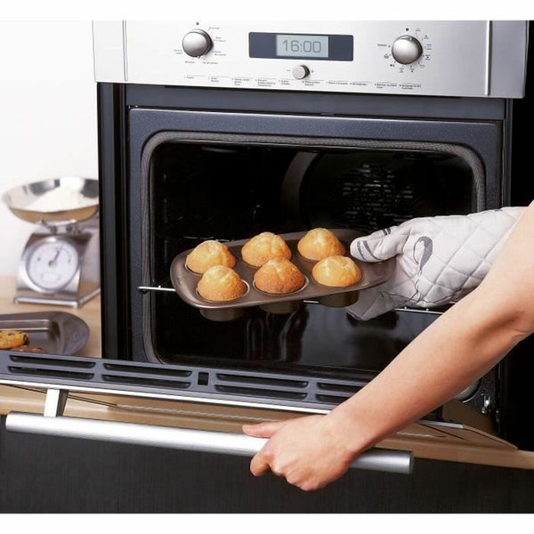 Pyrex muffinssivuoka 6 kupille, ruskea