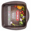 Pyrex ruskea metallinen uunivuoka