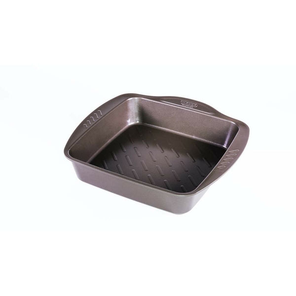 Pyrex ruskea metallinen uunivuoka