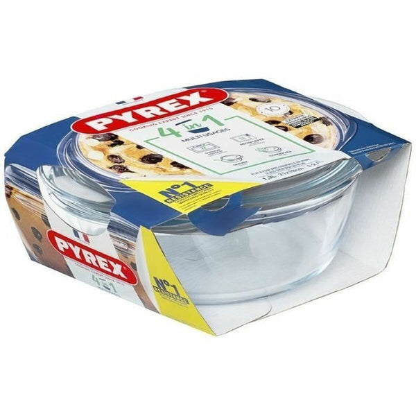 Pyrex Kannellinen Vuoka 1,4 L Lasi