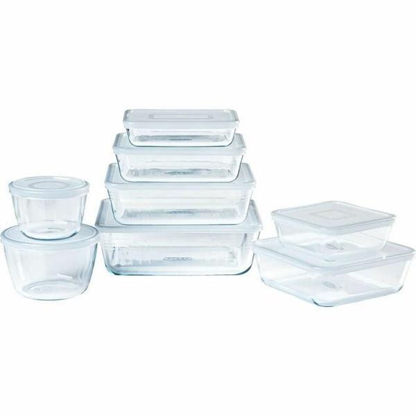 Pyrex Cook & Freeze Ilmatiiviit Keittiörasiat, 8 Kpl
