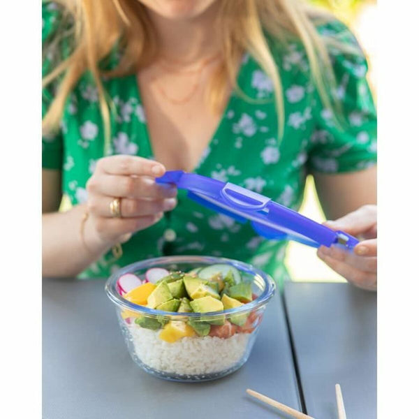 Pyrex Sininen Ilmatiivis Keittiörasiasetti 0,7 L 3 Kpl