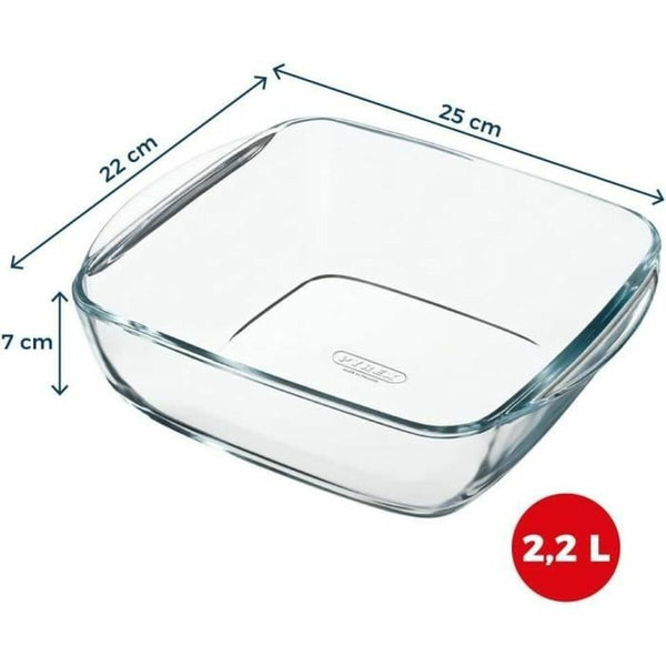 Pyrex Läpinäkyvä Neliö Uunivuoka