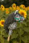Super Hobby Horse - Super Hobby Horse Premium keppihevonen dapple grey hevosella ja harmaalla harjalla A5