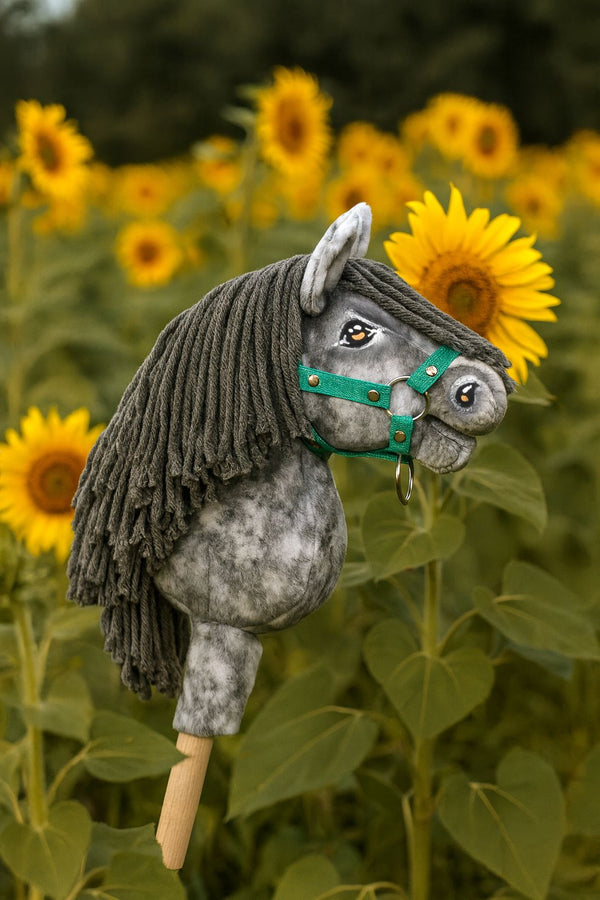 Super Hobby Horse - Super Hobby Horse Premium keppihevonen dapple grey hevosella ja harmaalla harjalla A5