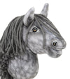 Super Hobby Horse - Super Hobby Horse Premium keppihevonen dapple grey hevosella ja harmaalla harjalla A5