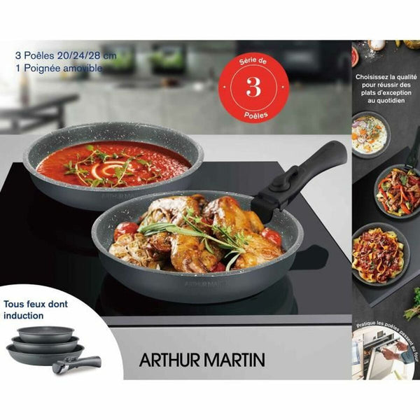 Arthur Martin Harmaat Keittoastiat 4 Kpl