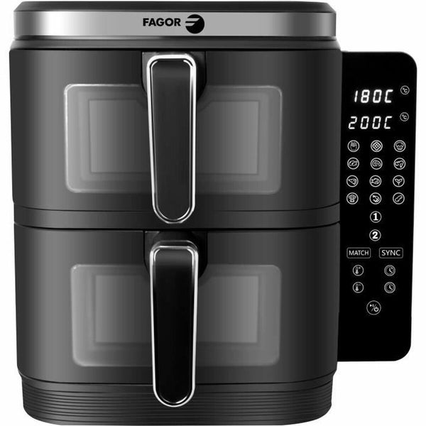 Fagor ilmanpaistouuni 2800 W 5,5 L musta - Vuodevaatteet.fi