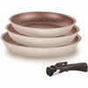 Arthur Martin paistinpannusetti, beige kerma, 3 osaa