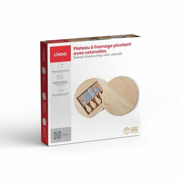 Livoo Juustolauta Pyörivällä Alustalla
