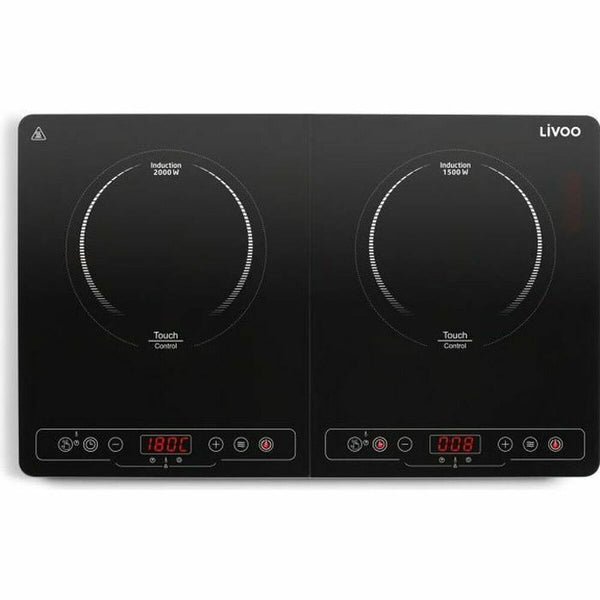Livoo Elektroninen Keittolevy Musta - Vuodevaatteet.fi