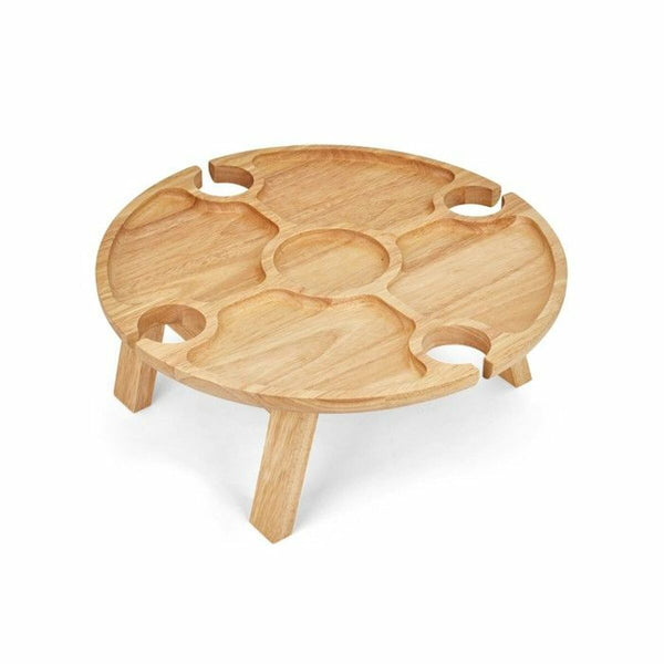 Livoo pyöreä välipalatarjotin beige