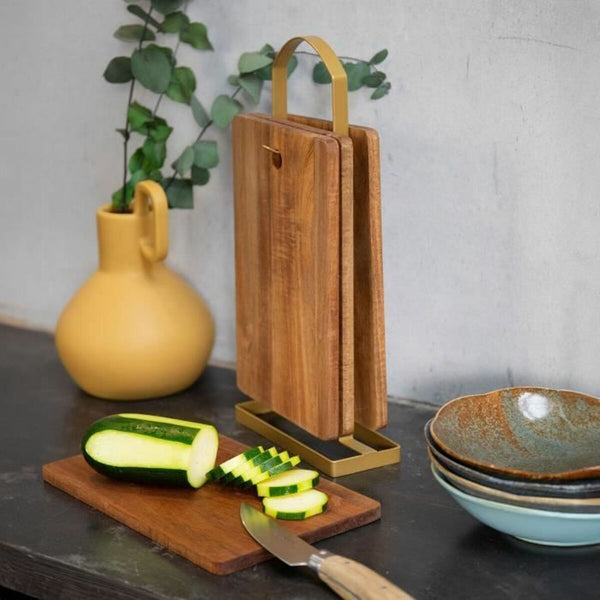 Livoo Akasiapuu Leikkuulautasetti