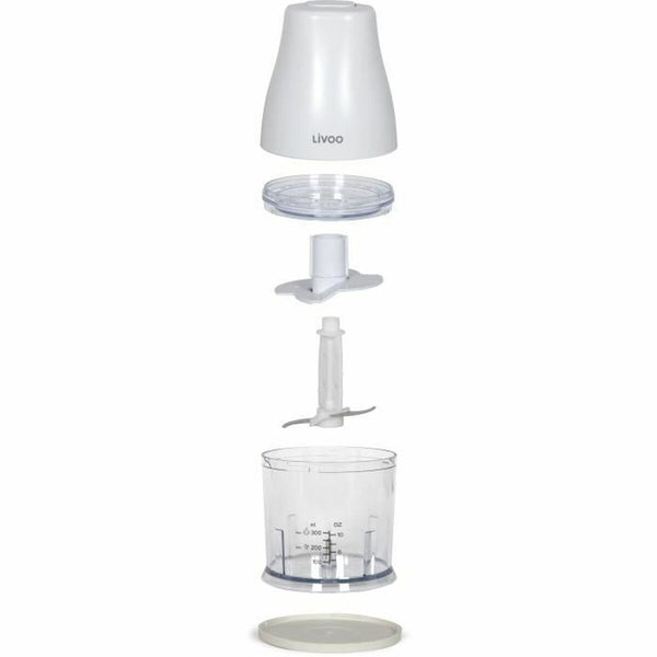 Livoo Lihamylly Chopper Valkoinen 400 W - Vuodevaatteet.fi