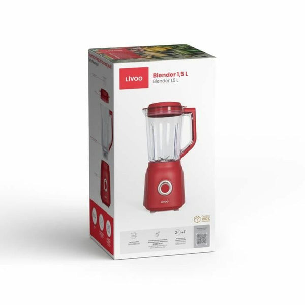Livoo Tehosekoitin 1,5L - Vuodevaatteet.fi