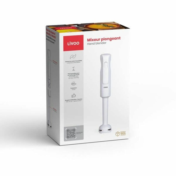 Livoo Sauvasekoitin Valkoinen 300W