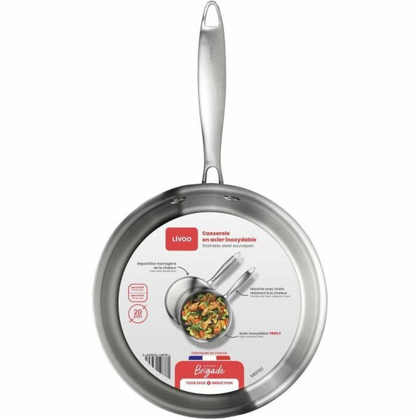 Livoo Kastikekattila Ruostumaton Teräs Ø 20 cm