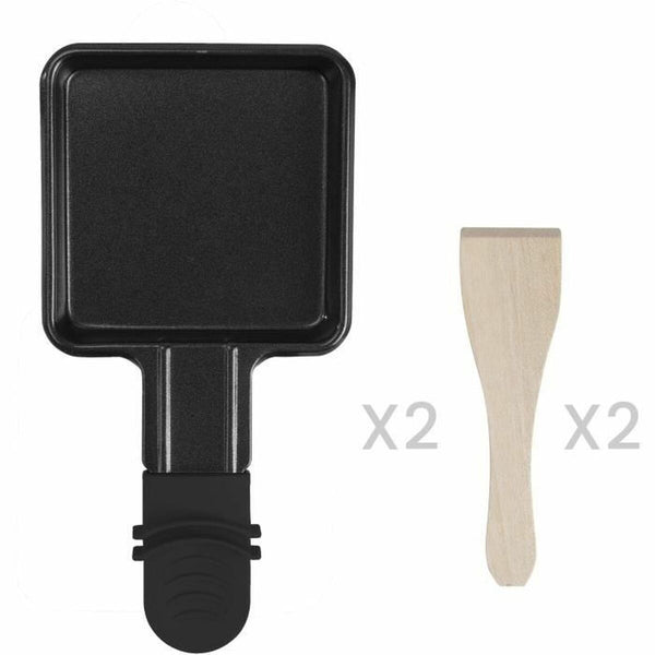 Raclette-grilli Livoo Musta Harmaa 350 W - Vuodevaatteet.fi